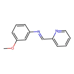 Pyridine, 2-[N-(m-methoxyphenyl)formimidoyl]- structure