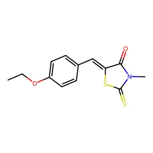 5-(4-Ethoxy-benzylidene)-3-methyl-2-thioxo-thiazolidin-4-one structure