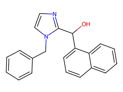 (1-Benzylimidazol-2-yl)-naphthalen-1-ylmethanol structure