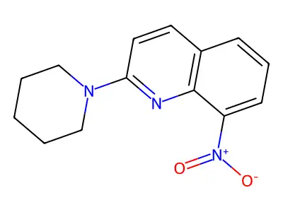 8-Nitro-2-piperidin-1-ylquinoline structure
