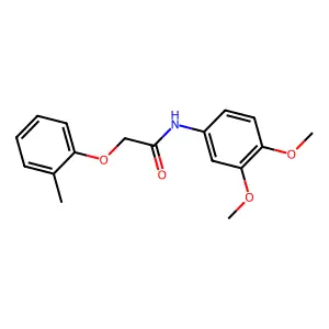N-(3,4-dimethoxyphenyl)-2-(2-methylphenoxy)acetamide structure