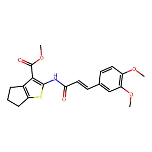 C20H21NO5S structure