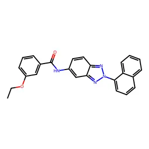 3-ethoxy-N-(2-naphthalen-1-ylbenzotriazol-5-yl)benzamide structure