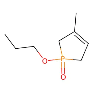 3-Methyl-1-propoxy-2,5-dihydro-1H-1lambda~5~-phosphol-1-one structure