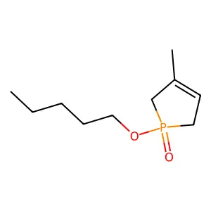 3-甲基-1-(戊氧基)-3-磷杂环戊烯1-氧化物 structure