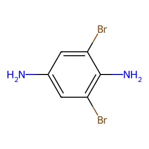 2,6-Dibromo-1,4-phenylenediamine structure