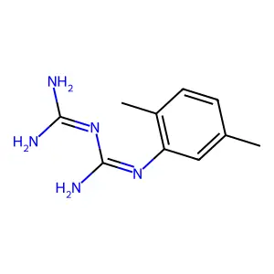 Biguanide, 1-(2,5-xylyl)- structure