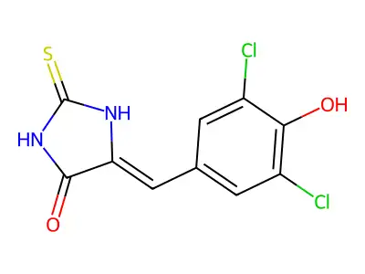 5-(3,5-Dichloro-4-hydroxy-benzylidene)-2-thioxo-imidazolidin-4-one structure