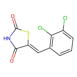 2,4-Thiazolidinedione, 5-[(2,3-dichlorophenyl)methylene]- structure