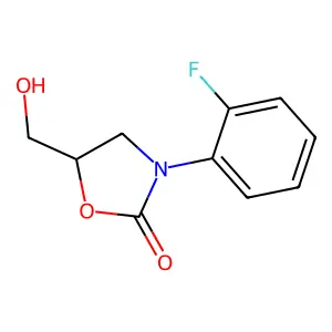 3-(2-Fluorophenyl)-5-(hydroxymethyl)-1,3-oxazolidin-2-one structure