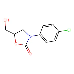 3-(4-Chlorophenyl)-5-(hydroxymethyl)-1,3-oxazolidin-2-one structure