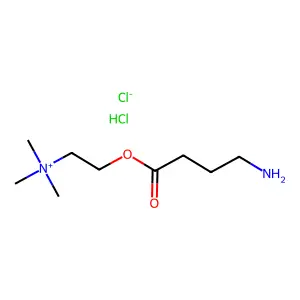 Choline, chloride, 4-aminobutyrate, hydrochloride structure