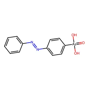 {4-[(e)-Phenyldiazenyl]phenyl}arsonic acid structure
