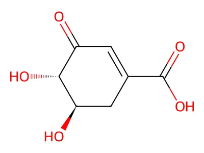 3-脱氢莽草酸 structure