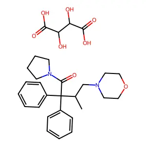 Dextromoramide tartrate structure