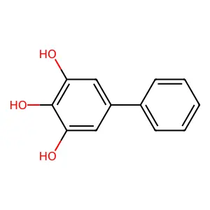 (1,1'-Biphenyl)triol structure