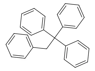 1,1,1,2-Tetraphenylethane structure