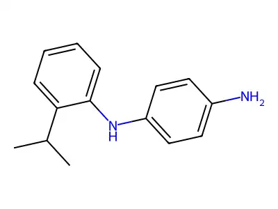 1,4-Benzenediamine, N-[(1-methylethyl)phenyl]- structure