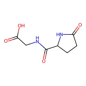 5-Oxo-L-prolylglycine structure