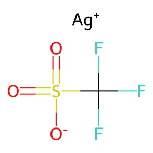 三氟甲磺酸银 structure