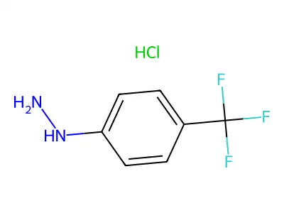 [4-(Trifluoromethyl)anilino]azanium;chloride structure