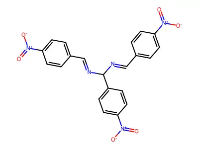 (E)-1-(4-nitrophenyl)-N-[(4-nitrophenyl)-[(E)-(4-nitrophenyl structure