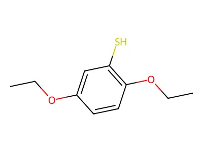 2,5-Diethoxythiophenol structure