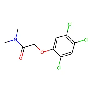 N,N-dimethyl-2-(2,4,5-trichlorophenoxy)acetamide structure