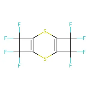 4,4,5,5,9,9,10,10-Octafluoro-2,7-dithiatricyclo[6.2.0.0~3,6~]deca-1(8),3(6)-diene structure