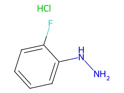 2-Fluorophenylhydrazine hydrochloride structure