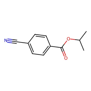 Isopropyl 4-cyanobenzoate structure