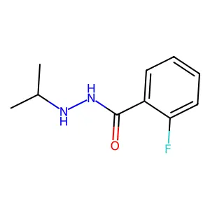 2-fluoro-N'-propan-2-ylbenzohydrazide structure