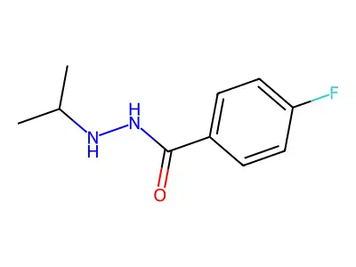 对氟苯甲酸-2-异丙基酰肼 structure