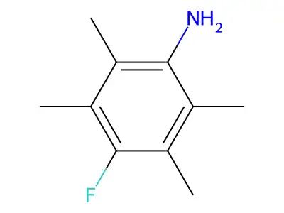 4-Fluoro-2,3,5,6-tetramethyl-phenylamine structure