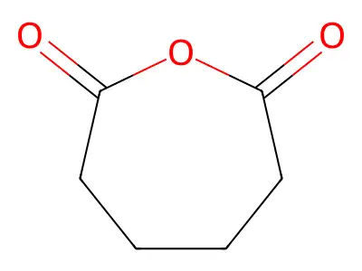 己二酸酐 structure