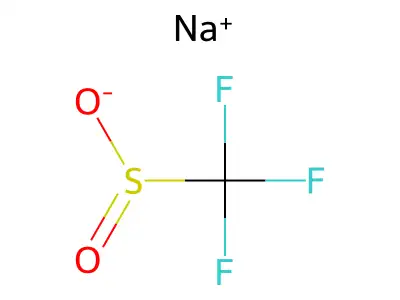 三氟甲基亚磺酸钠 structure