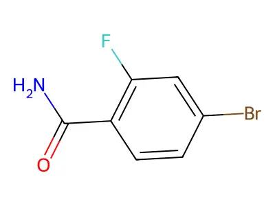 4-Bromo-2-fluorobenzamide structure