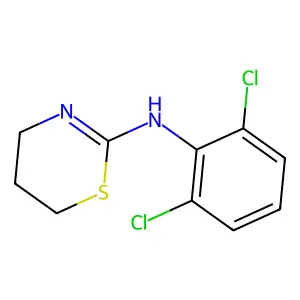 N-(2,6-Dichlorophenyl)-5,6-dihydro-4H-1,3-thiazin-2-amine structure