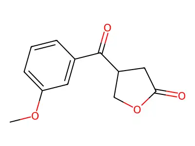 4-(3-Methoxybenzoyl)oxolan-2-one structure