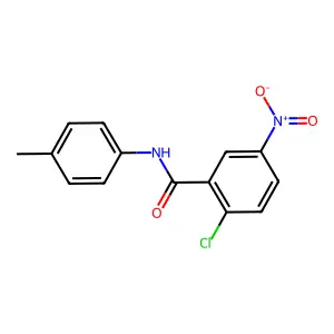 2-氯-N-(4-甲基苯基)-5-硝基苯甲酰胺 structure