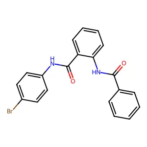 2-benzamido-N-(4-bromophenyl)benzamide structure