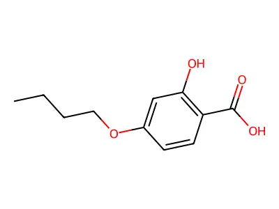 4-Butoxy-2-hydroxybenzoic acid structure