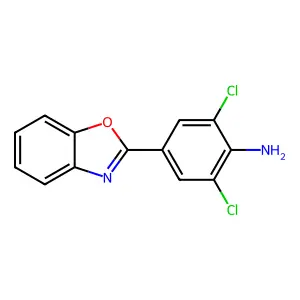 4-(1,3-Benzoxazol-2-yl)-2,6-dichloroaniline structure