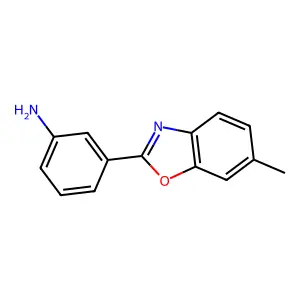 3-(6-Methyl-1,3-benzoxazol-2-YL)phenylamine structure
