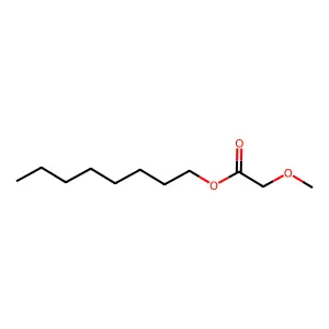 Octyl 2-methoxyacetate structure