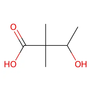 2,2-Dimethyl-3-hydroxybutyric acid structure