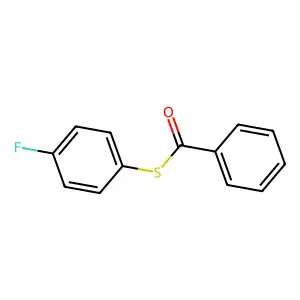 S-(4-Fluorophenyl) benzothioate structure