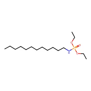 diethyl-N-dodecylphosphoramidate structure
