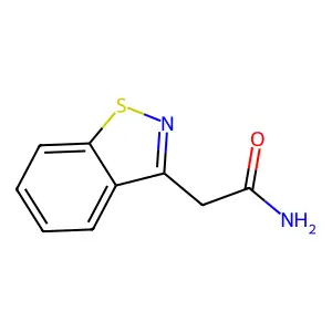 2-(1,2-Benzisothiazol-3-yl)acetamide structure