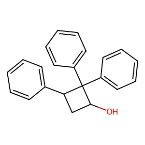 2,2,3-Triphenylcyclobutanol structure